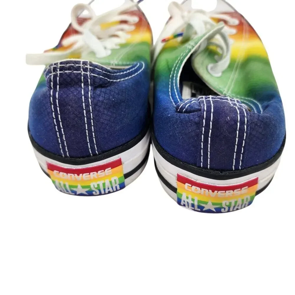Converse Chuck Taylor All Star Rainbow Pride Low Top Sneakers 6M/8W Unisex Shoes